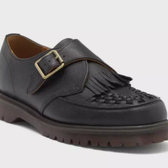 DR. MARTENS Ramsey Kiltie WOVEN Buckle Monk Loafer Creepers MSRP$210 CHIC&UNIQUE main image 3